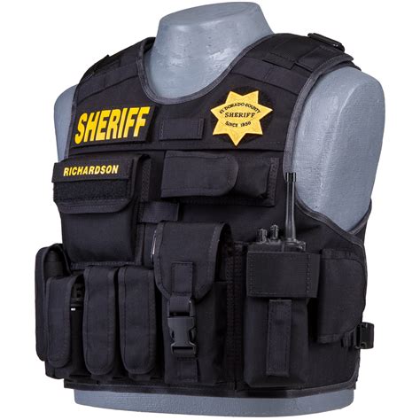 external body armor vest carrier.